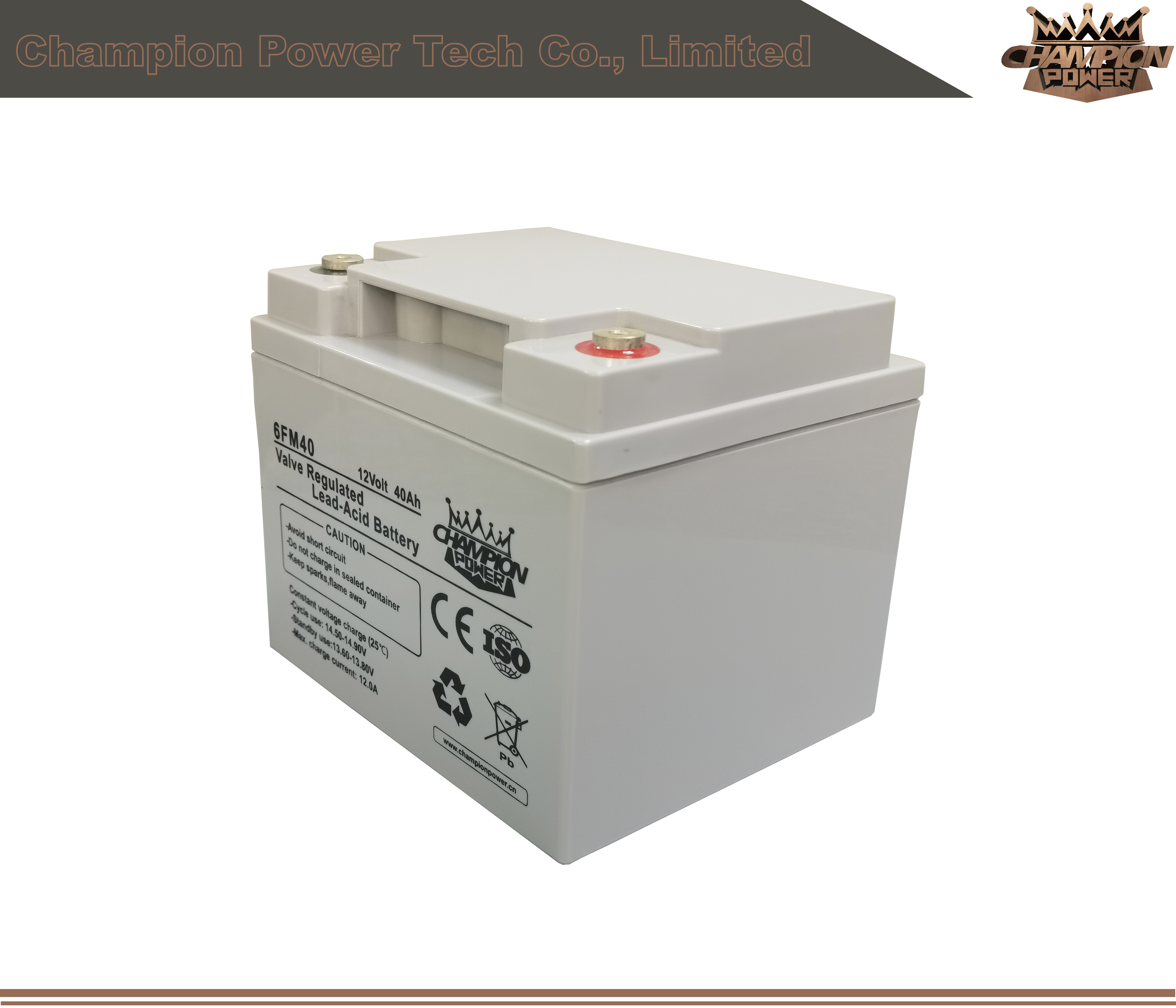 6FM40 12V40AH AGM Батарея