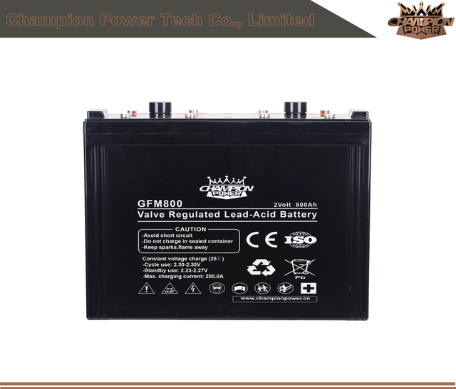 GFM800 2V800AH свинцовая кислотная батарея