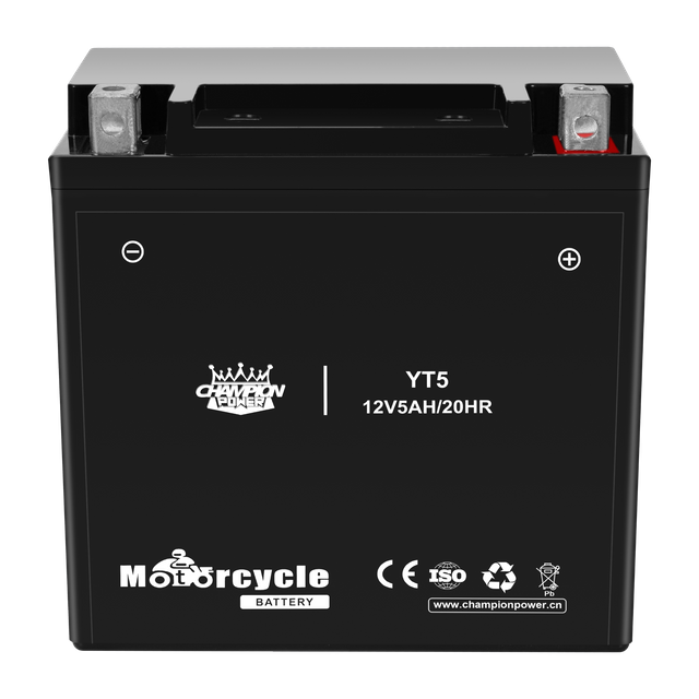 Yt5 12v5ah мотоциклетная батарея