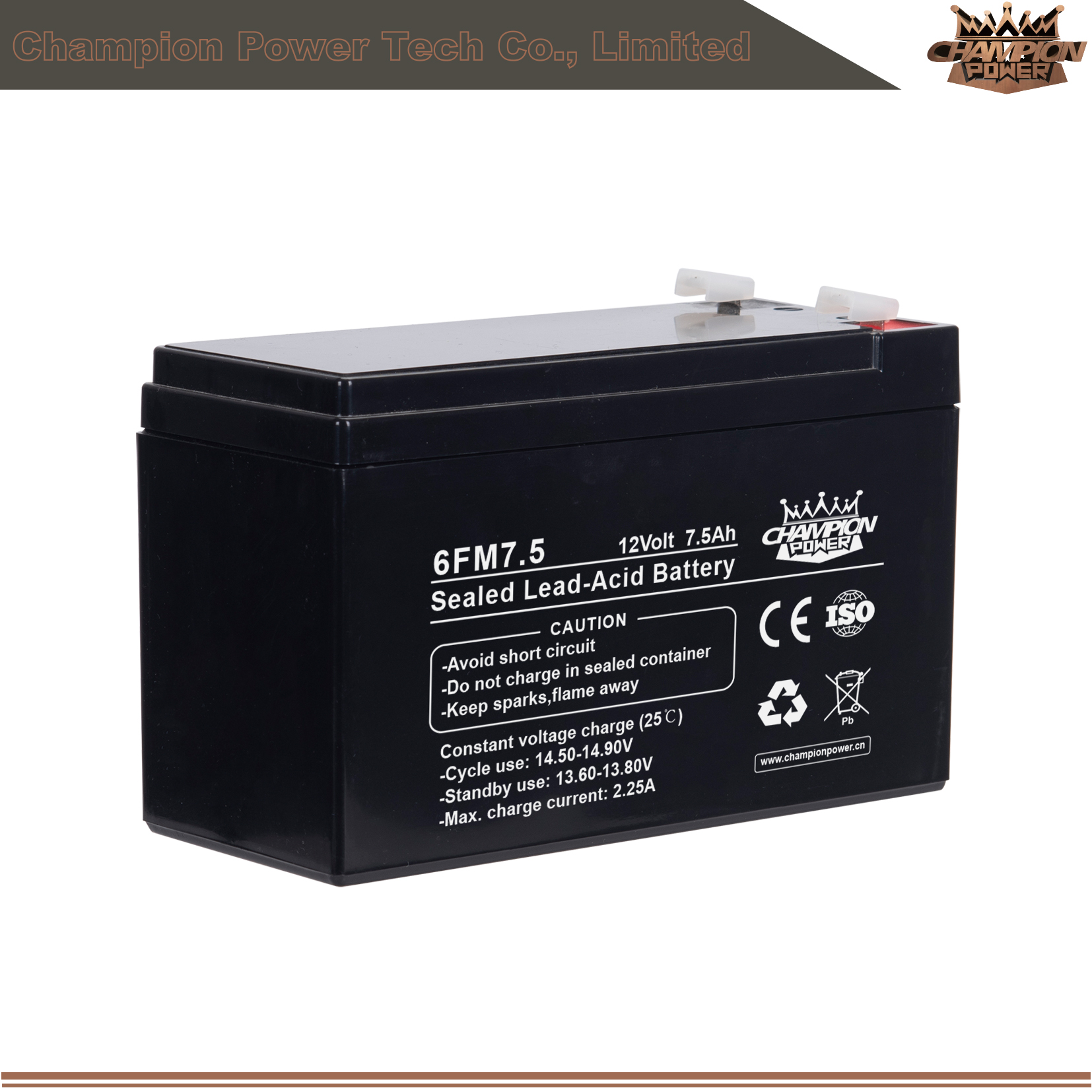 6FM7.5 12V7.5AH AGM Батарея
