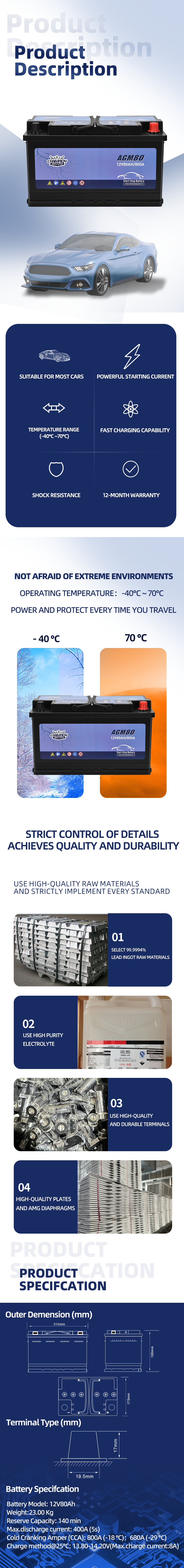 12V80AH