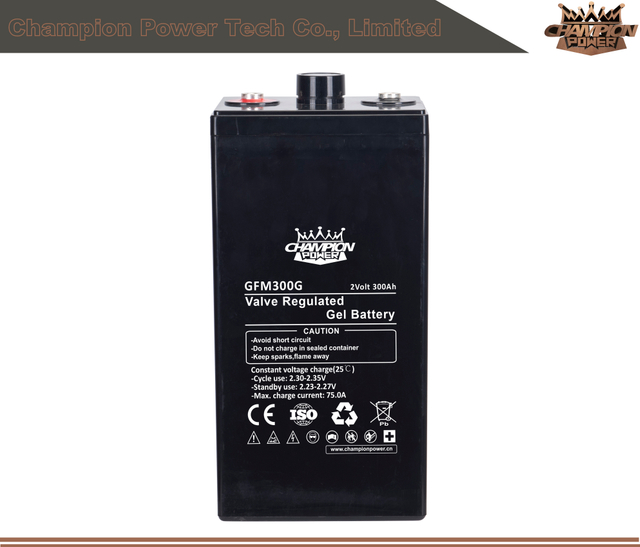 GFM300 2V300AH свинцовая кислотная батарея