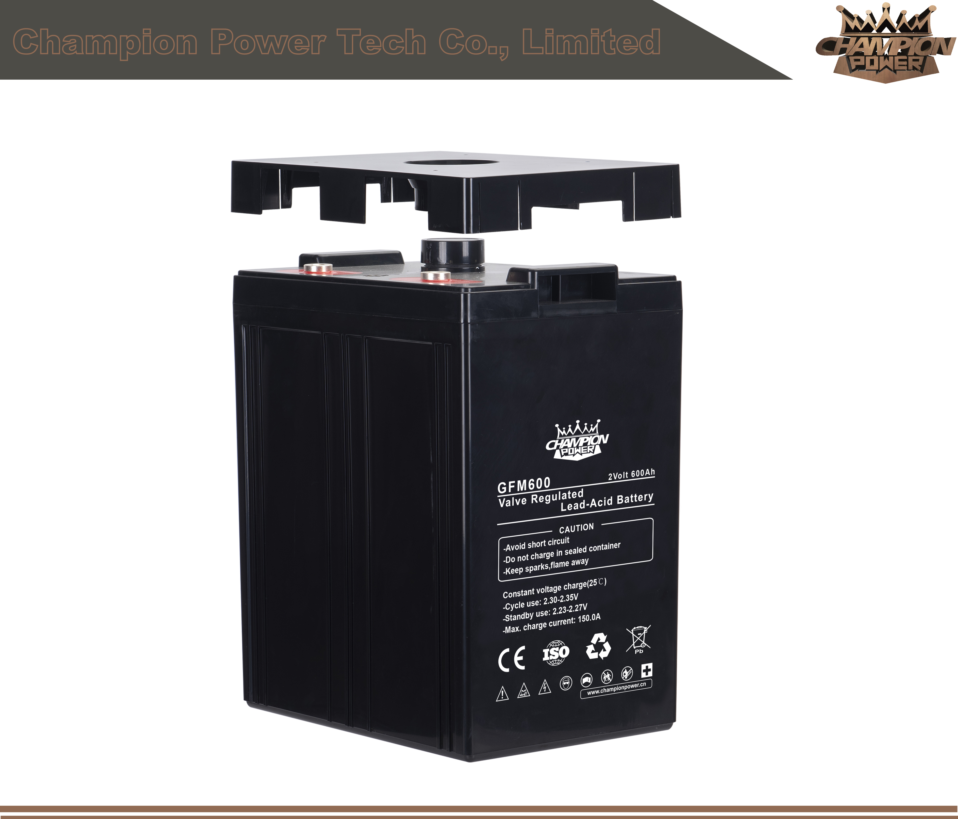 GFM600 2V600AH свинцовая кислотная батарея