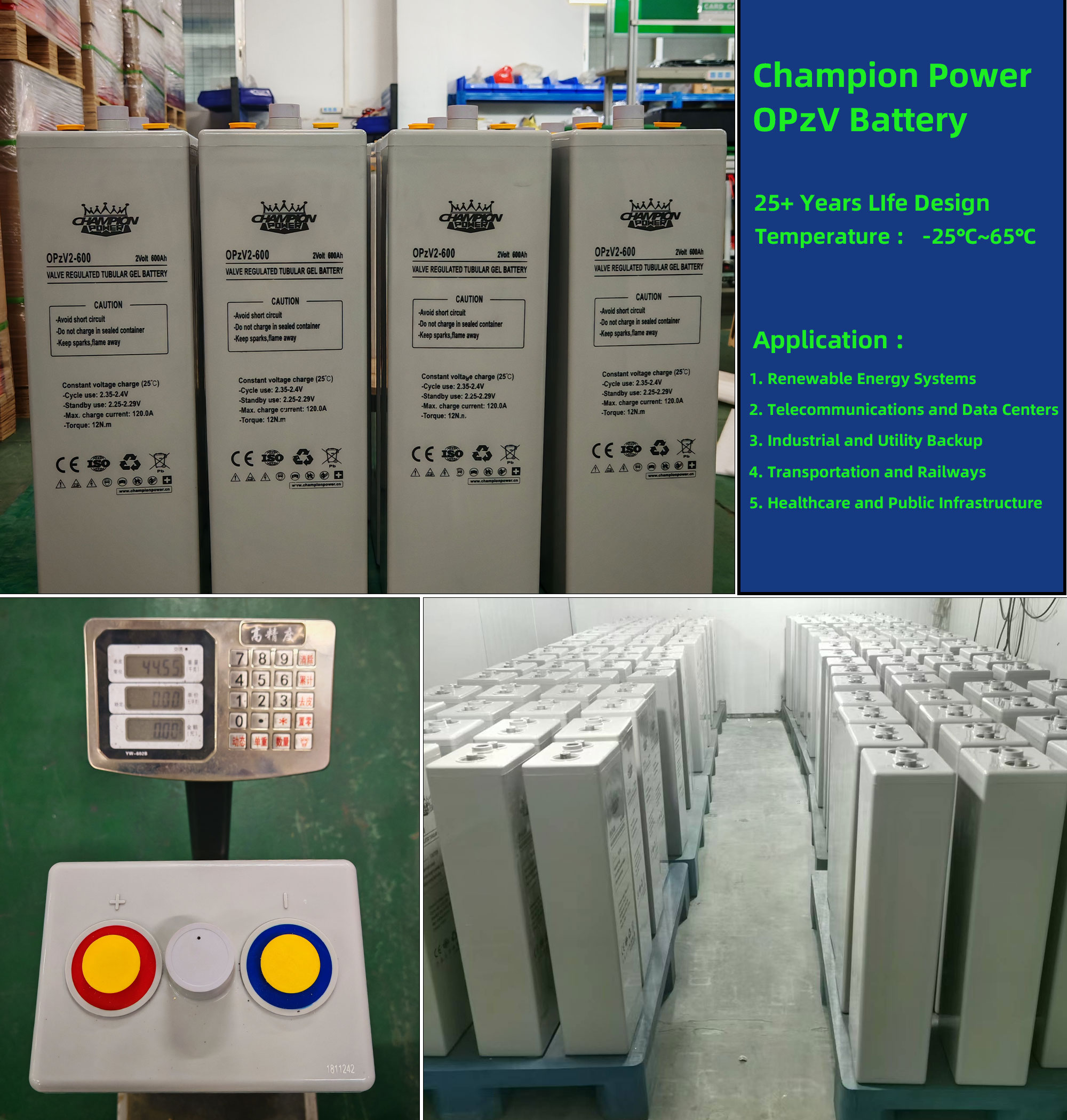 Аккумулятор Power Power Power OPZV: длительное и стабильное решение для хранения энергии
