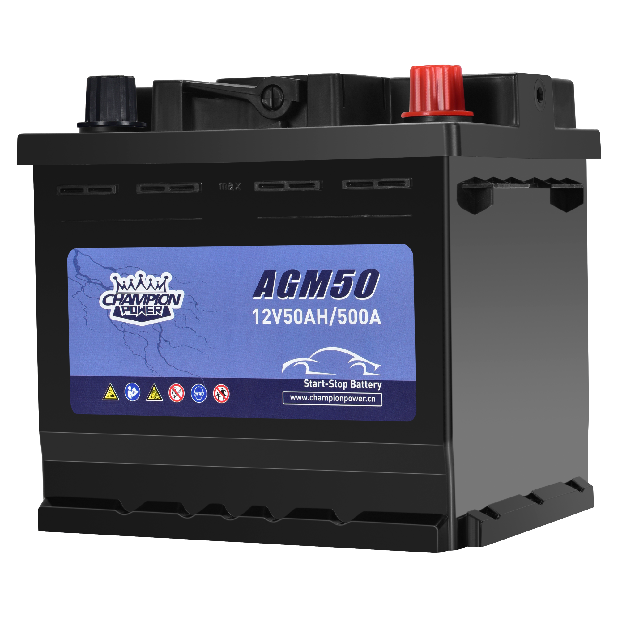 AGM50 12V50AH Start-STOP Батарея
