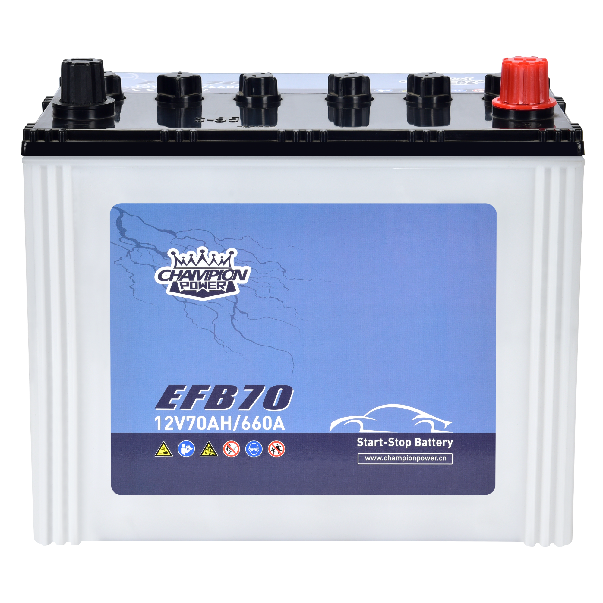 Efb70 12v70ah efb батарея (260*172*230)