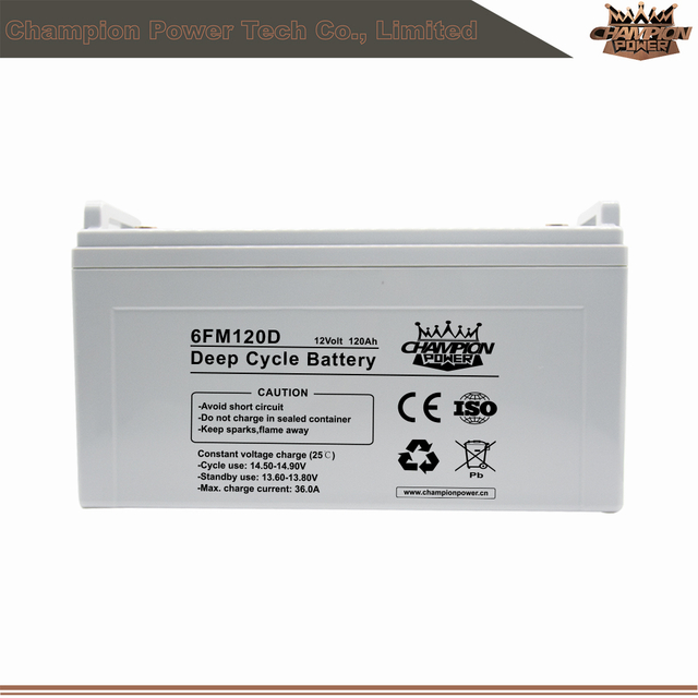 6FM120D 12V120AH Глубокий цикл батарея