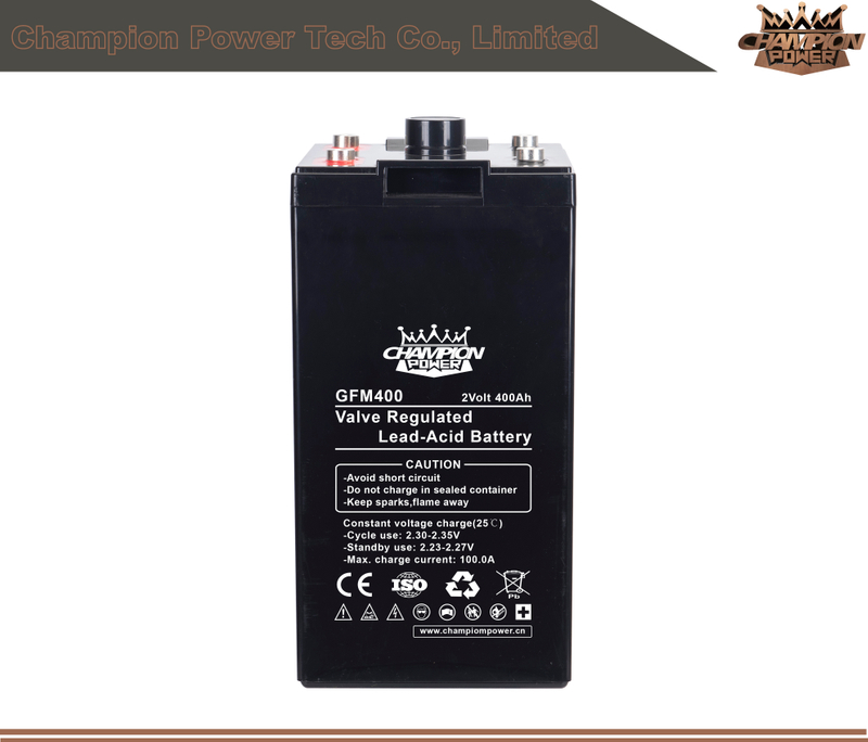 GFM400 2V400AH свинцовая кислотная батарея