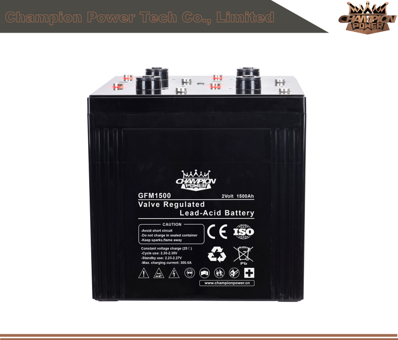 GFM1500 2V1500AH свинцовая кислотная батарея
