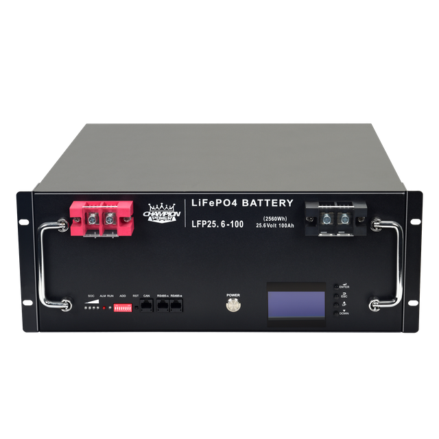 LFP25.6-100 25,6V100AH, установленная на стойку