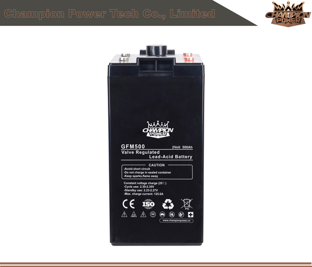 GFM500 2V500AH свинцовая кислотная батарея