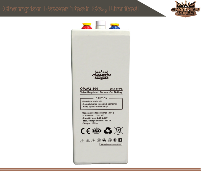 Opzv2-800 2v800ah opzv Батарея