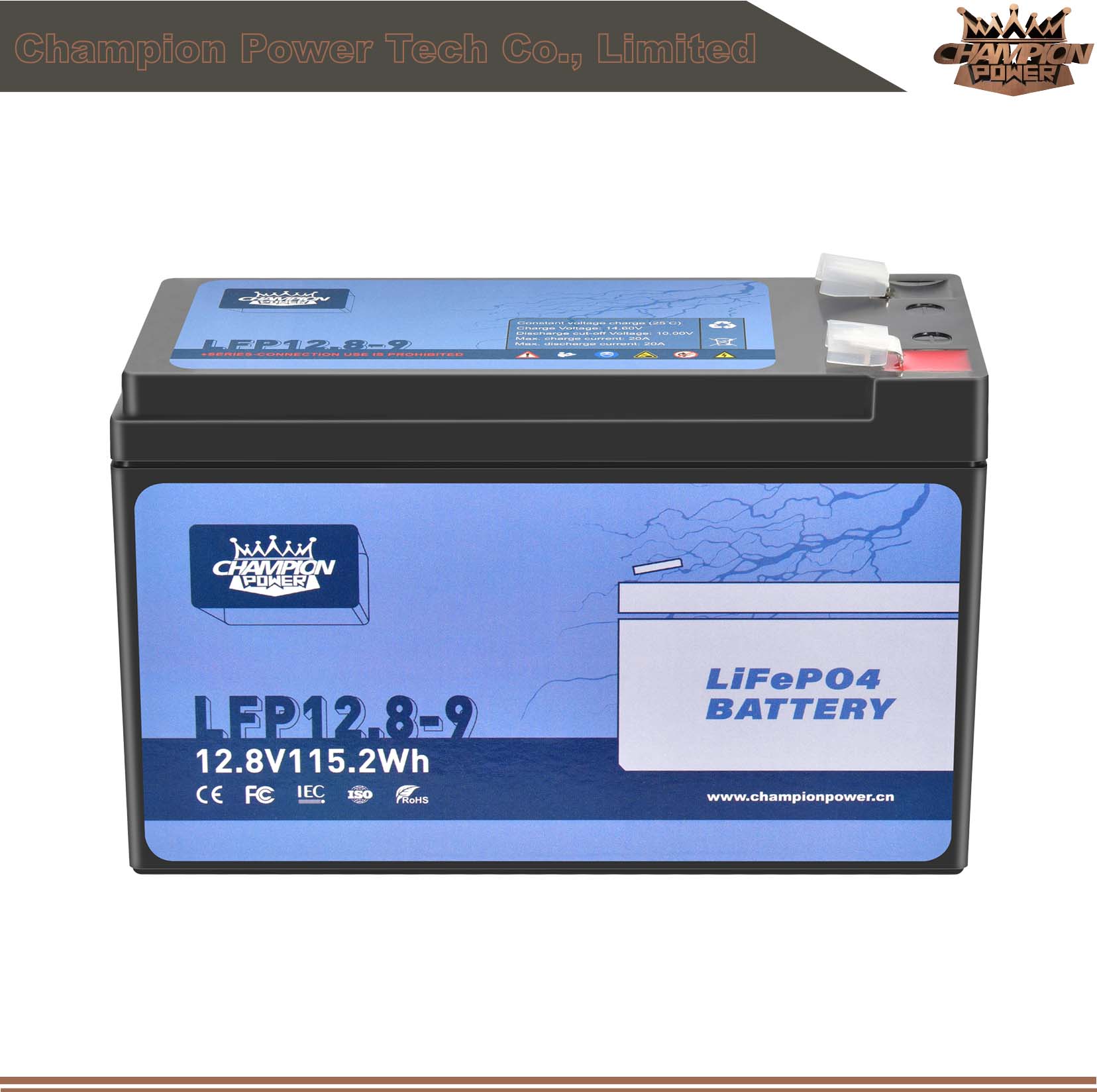 LFP12.8-9 12V9AH LIFEPO4 Батарея