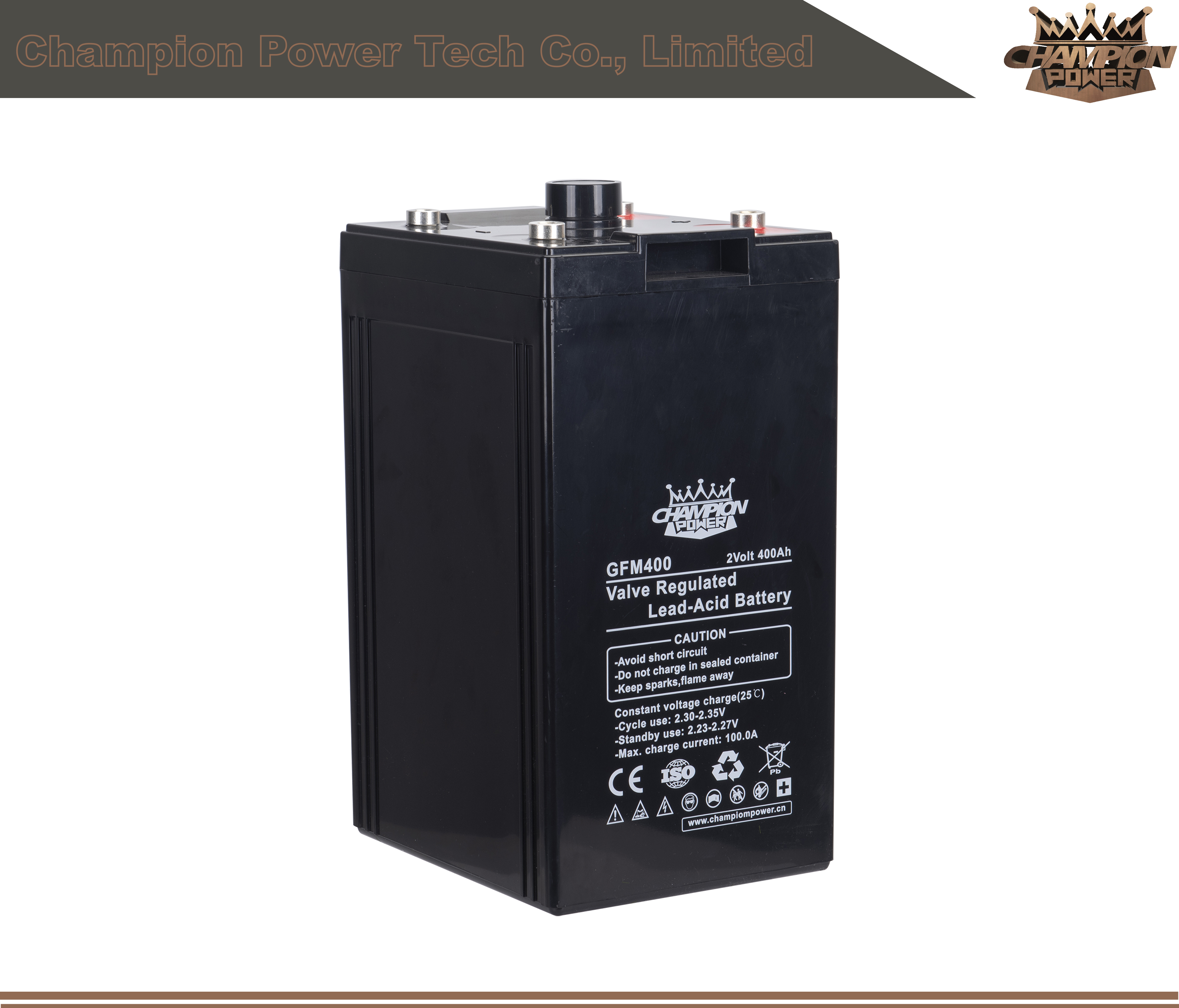 GFM400 2V400AH свинцовая кислотная батарея