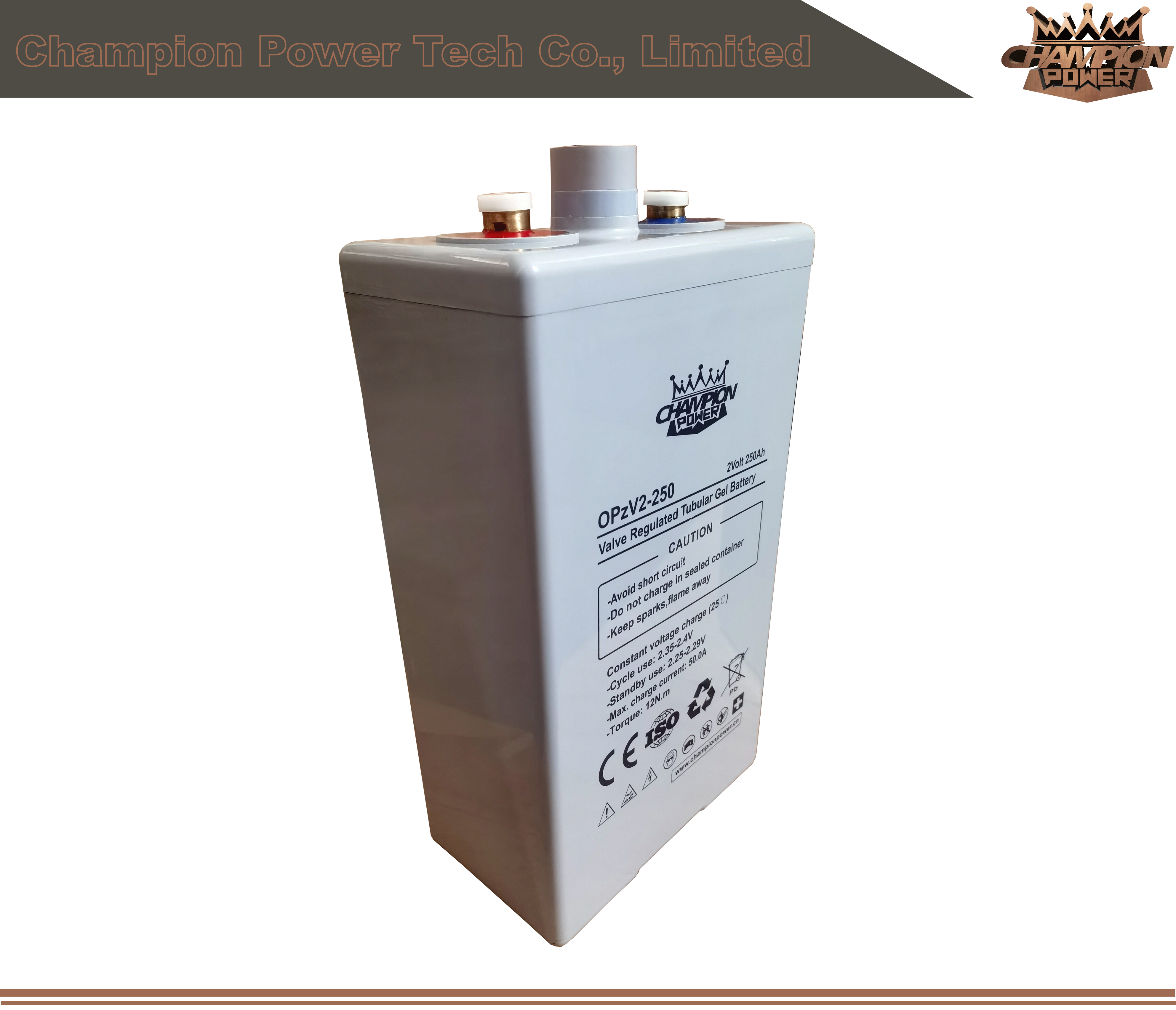 Opzv2-250 2v250ah opzv батарея