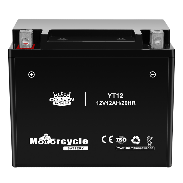 YT12 12V12AH мотоциклетная батарея