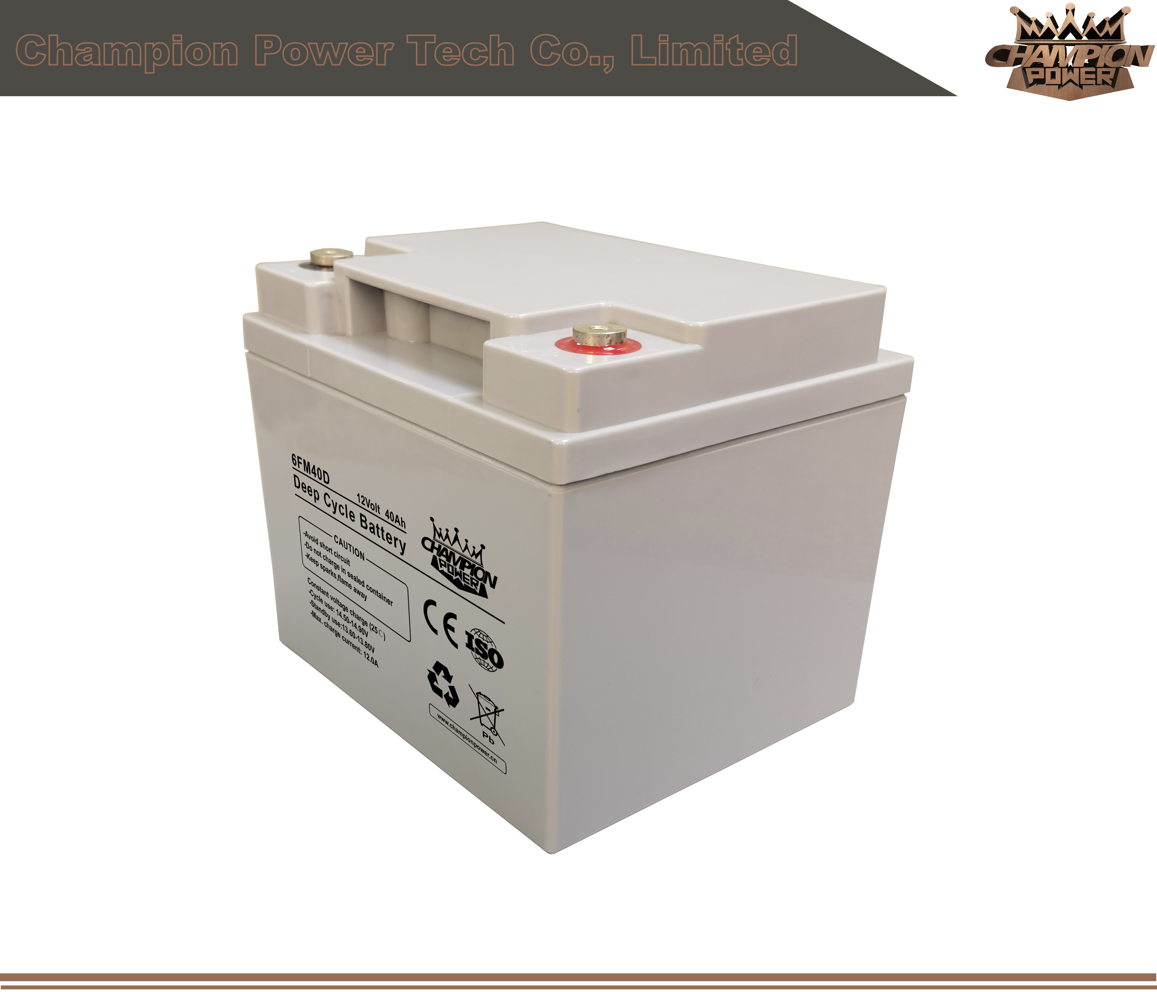 6FM40D 12V40AH Глубокий цикл аккумулятор