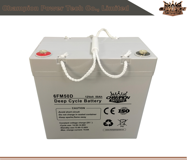 6FM50D 12V50AH Глубокий цикл аккумулятор