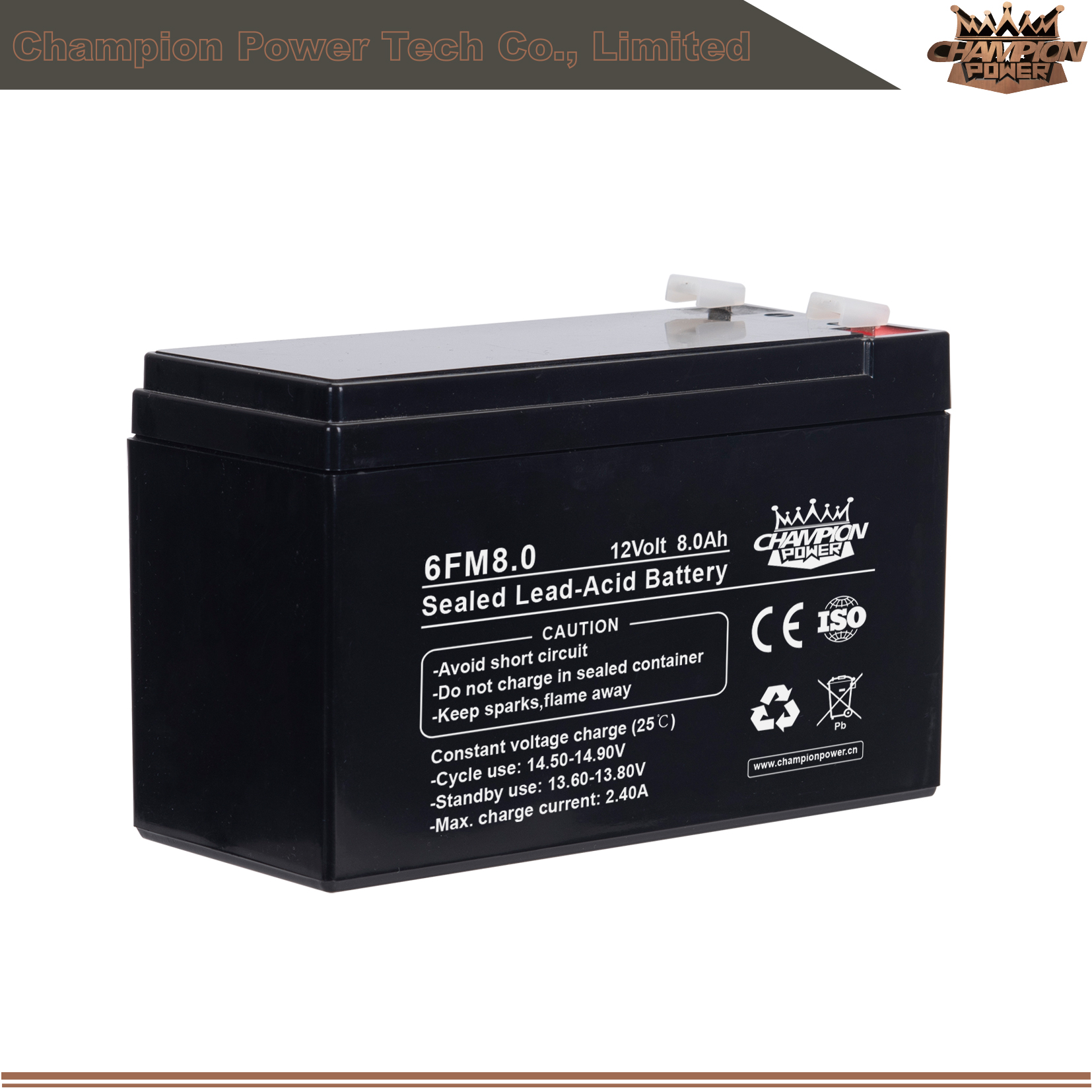 6FM8.0 12V8AH AGM Батарея
