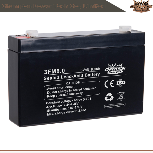 3FM8.0 6V8.0AH AGM Батарея