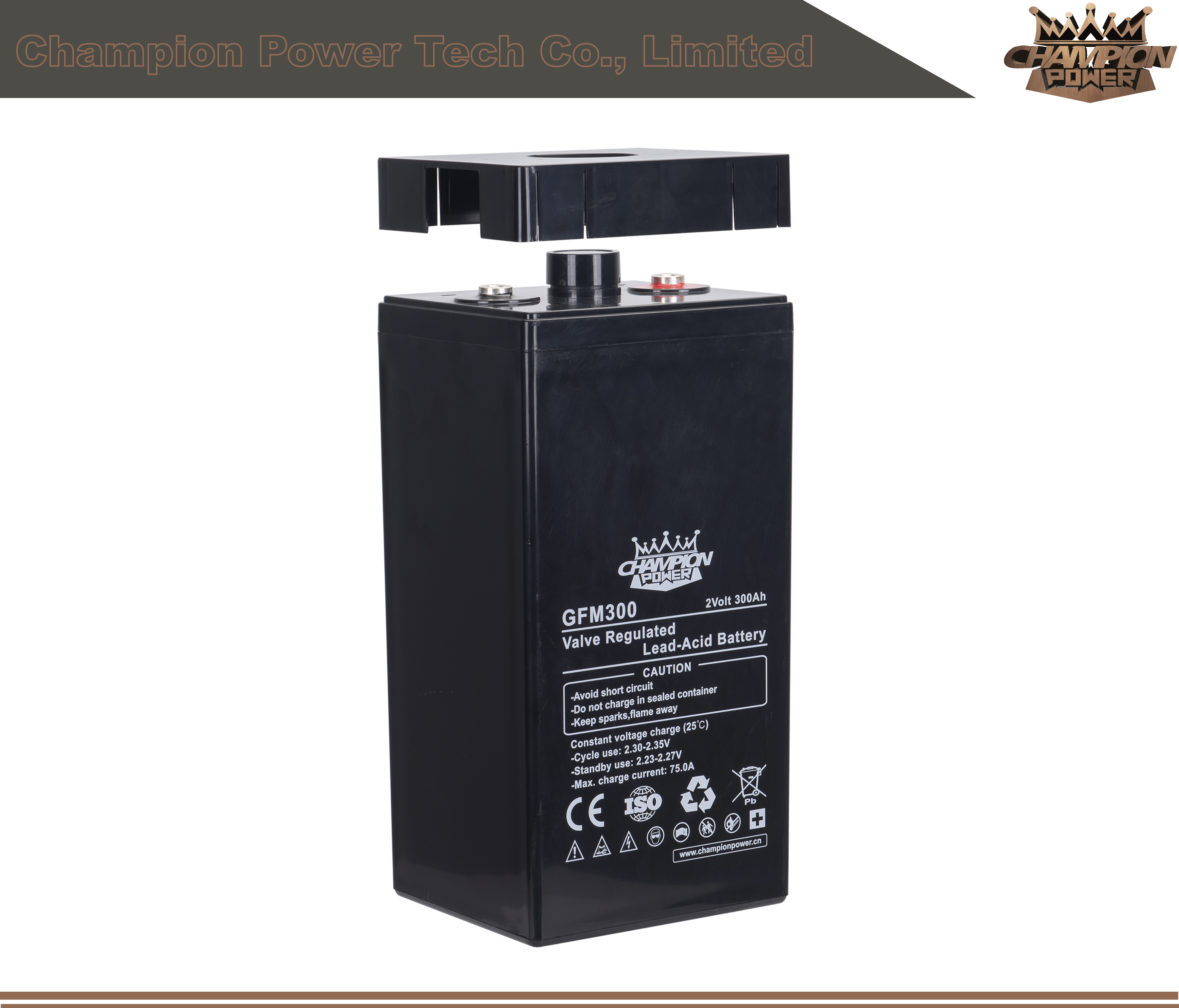 GFM300 2V300AH свинцовая кислотная батарея