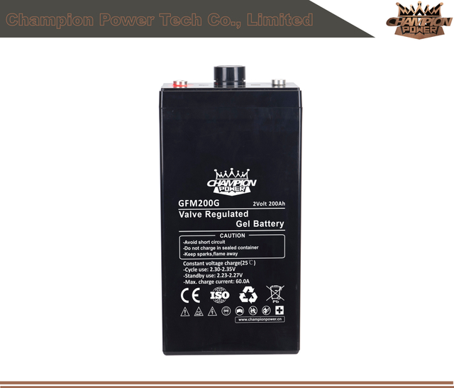 GFM200 2V200AH свинцовая кислотная батарея