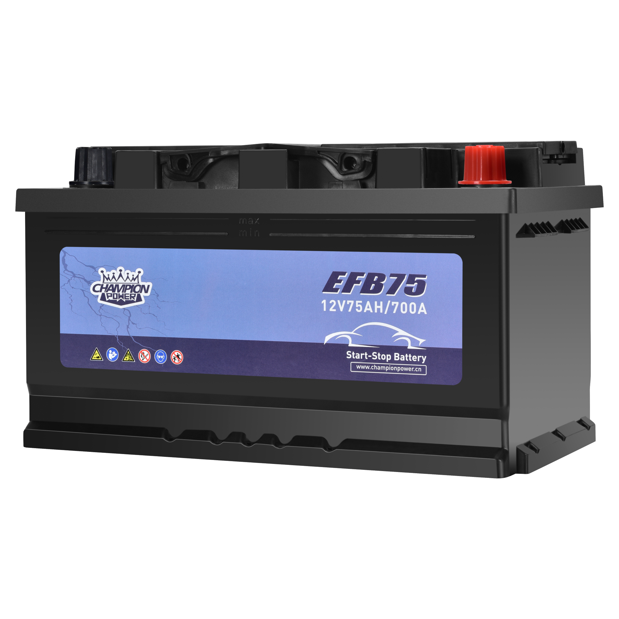 Efb75 12v75ah efb батарея