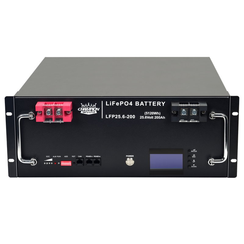 LFP25.6-200 25,6V200AH, установленная на стойку