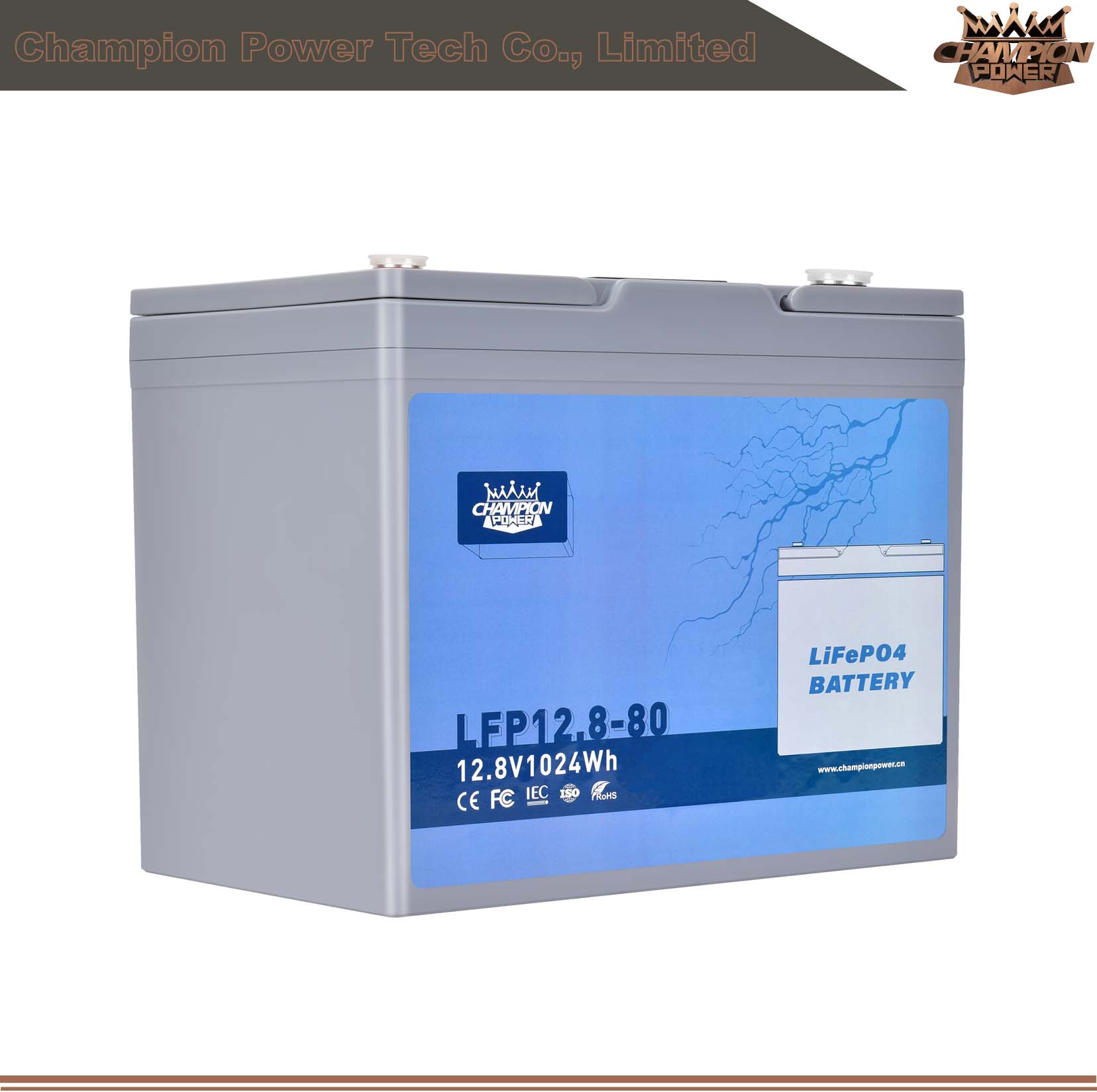 LFP12.8-80 12V80AH BifePO4 Батарея