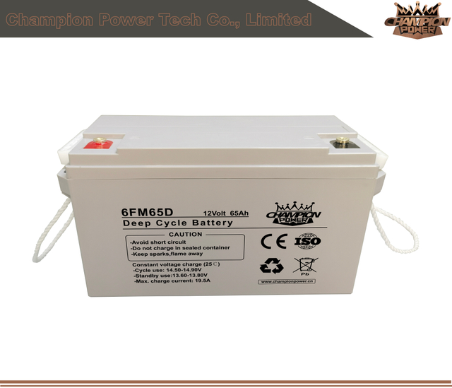 6FM65D 12V65AH Глубокий цикл батарея