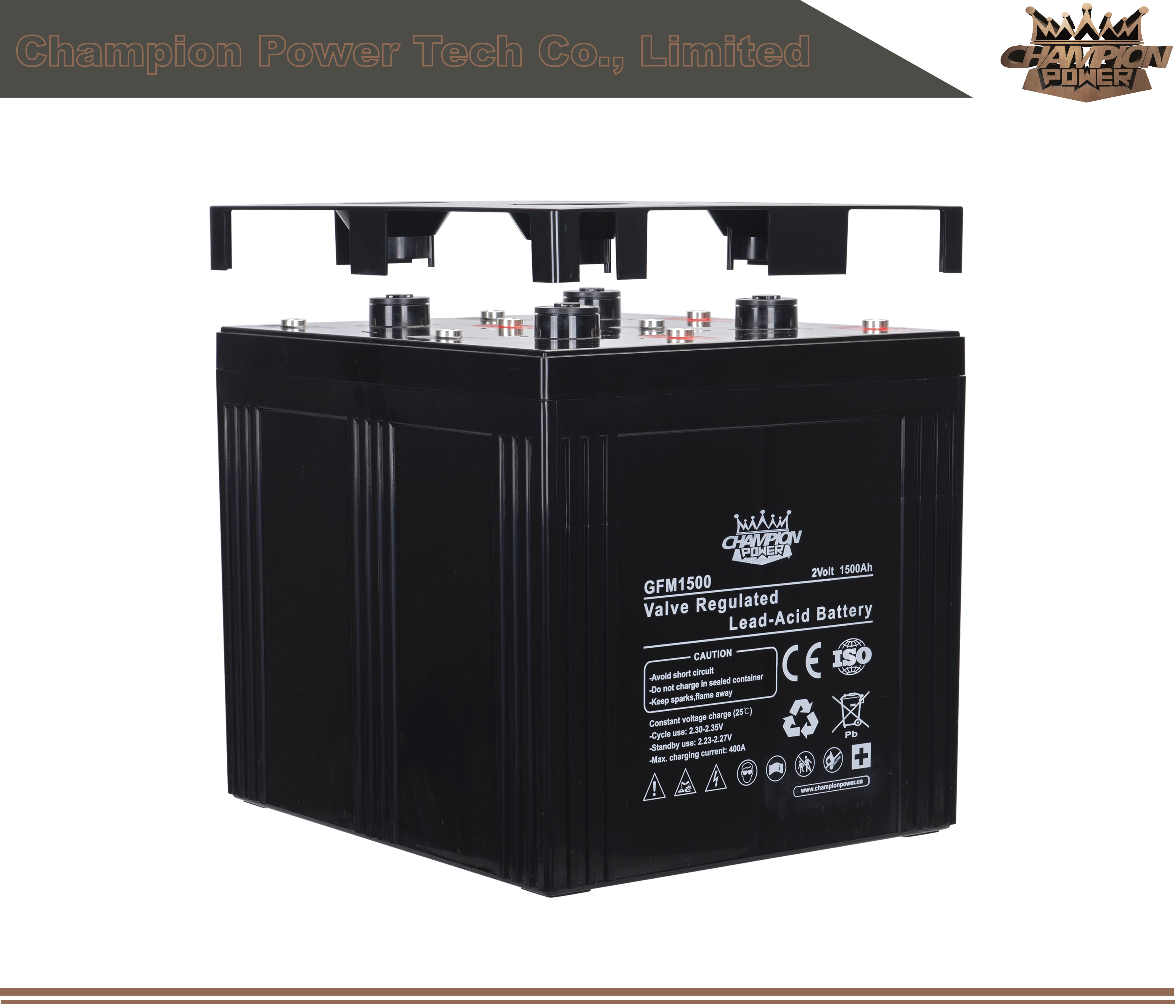 GFM1500 2V1500AH свинцовая кислотная батарея