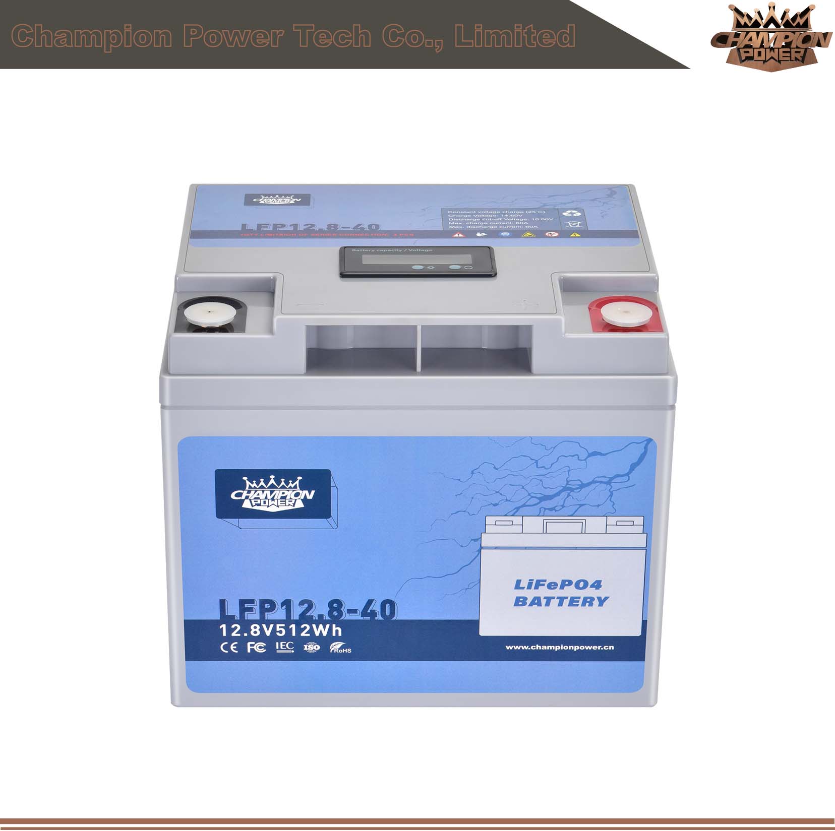 LFP12,8-40 12V40AH